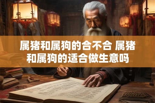 属猪和属狗的合不合 属猪和属狗的适合做生意吗