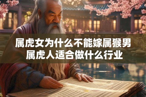 属虎女为什么不能嫁属猴男 属虎人适合做什么行业