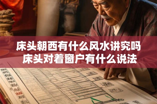 床头朝西有什么风水讲究吗 床头对着窗户有什么说法