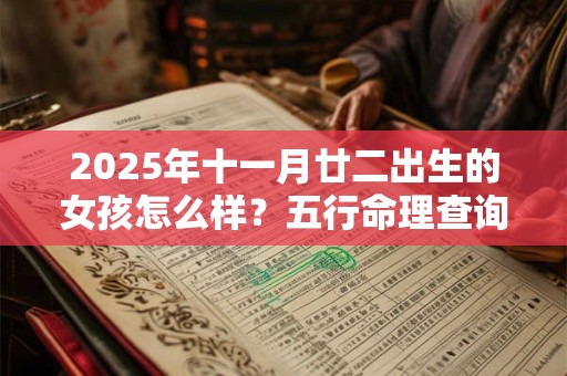 2025年十一月廿二出生的女孩怎么样？五行命理查询