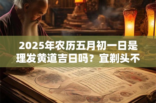 2025年农历五月初一日是理发黄道吉日吗？宜剃头不