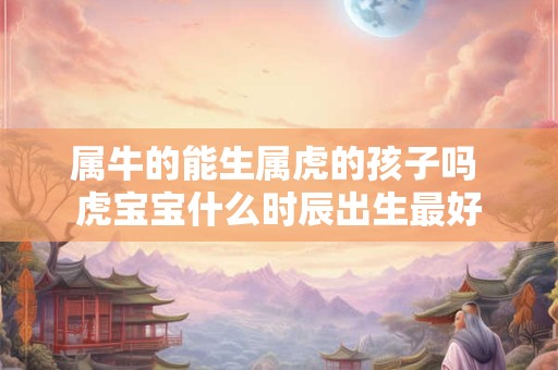 属牛的能生属虎的孩子吗 虎宝宝什么时辰出生最好