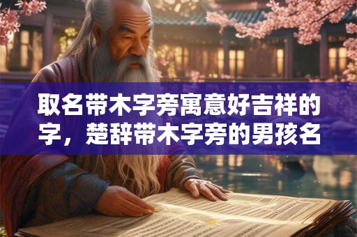取名带木字旁寓意好吉祥的字，楚辞带木字旁的男孩名字