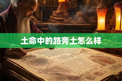 土命中的路旁土怎么样