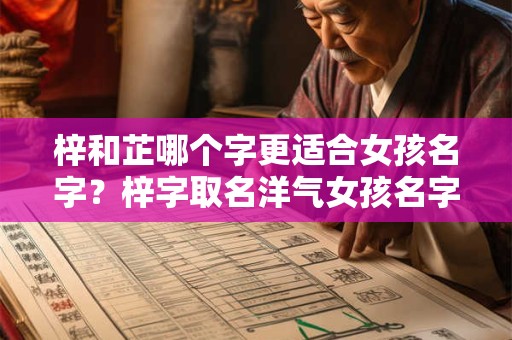 梓和芷哪个字更适合女孩名字？梓字取名洋气女孩名字