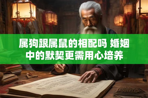 属狗跟属鼠的相配吗 婚姻中的默契更需用心培养