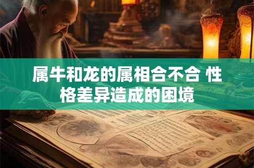 属牛和龙的属相合不合 性格差异造成的困境