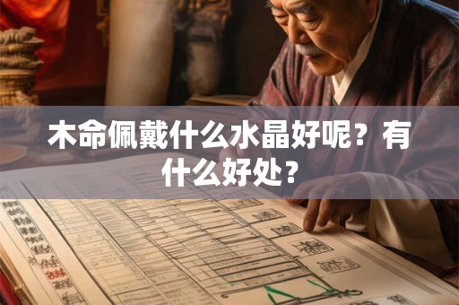 木命佩戴什么水晶好呢？有什么好处？