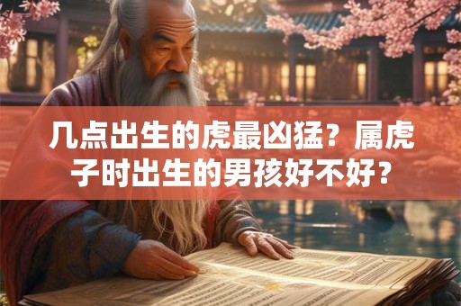 几点出生的虎最凶猛？属虎子时出生的男孩好不好？