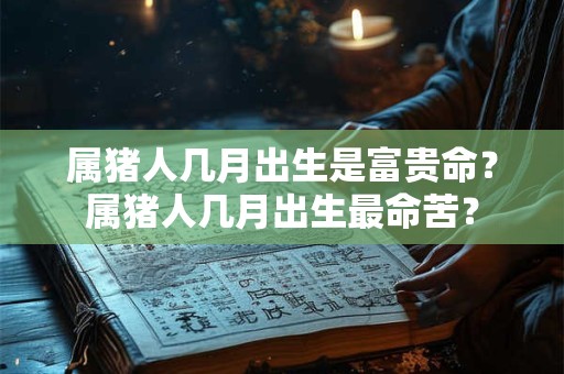属猪人几月出生是富贵命？属猪人几月出生最命苦？