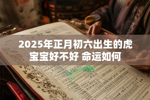 2025年正月初六出生的虎宝宝好不好 命运如何