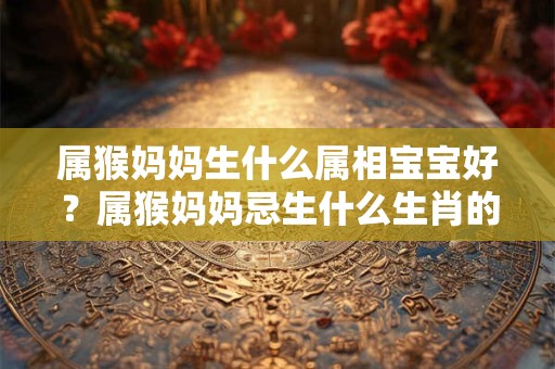 属猴妈妈生什么属相宝宝好？属猴妈妈忌生什么生肖的孩子？