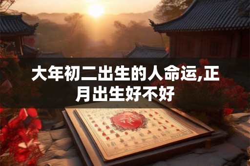 大年初二出生的人命运,正月出生好不好