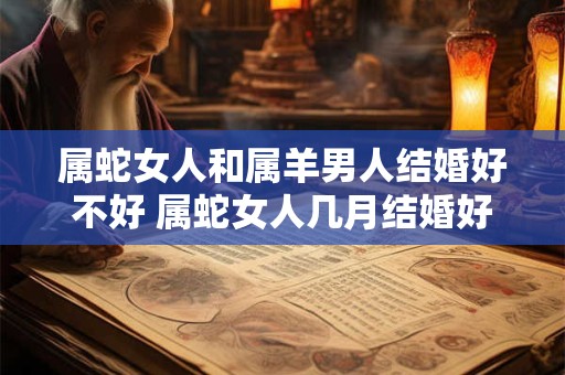 属蛇女人和属羊男人结婚好不好 属蛇女人几月结婚好