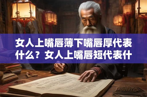 女人上嘴唇薄下嘴唇厚代表什么？女人上嘴唇短代表什么？