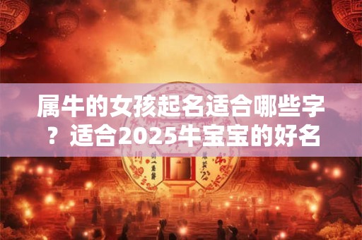 属牛的女孩起名适合哪些字？适合2025牛宝宝的好名字