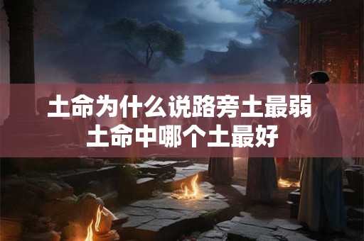 土命为什么说路旁土最弱 土命中哪个土最好