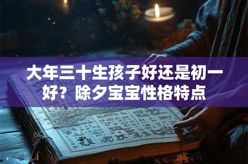 大年三十生孩子好还是初一好？除夕宝宝性格特点