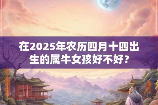 在2025年农历四月十四出生的属牛女孩好不好？