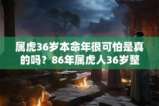 属虎36岁本命年很可怕是真的吗？86年属虎人36岁整体运势