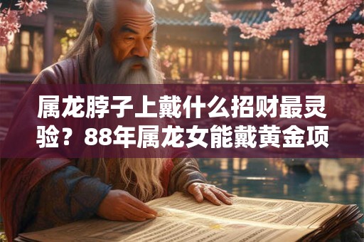 属龙脖子上戴什么招财最灵验？88年属龙女能戴黄金项链吗？
