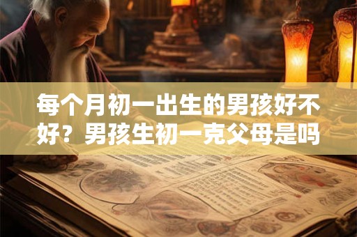 每个月初一出生的男孩好不好？男孩生初一克父母是吗？