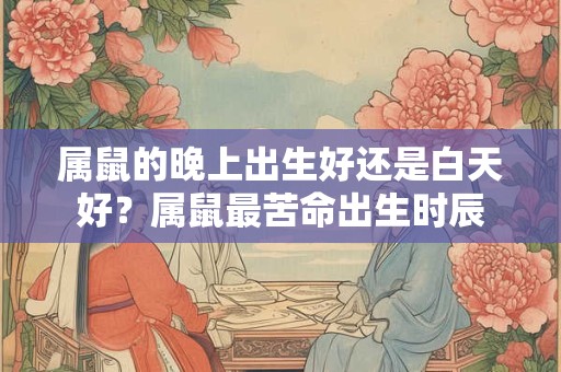 属鼠的晚上出生好还是白天好？属鼠最苦命出生时辰
