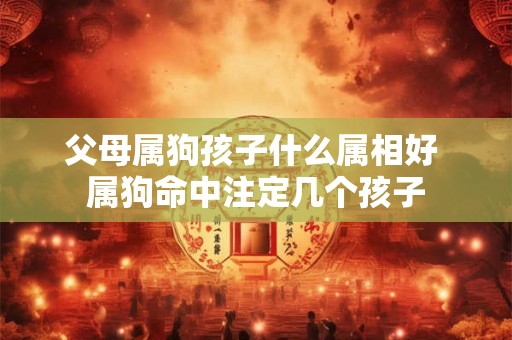 父母属狗孩子什么属相好 属狗命中注定几个孩子