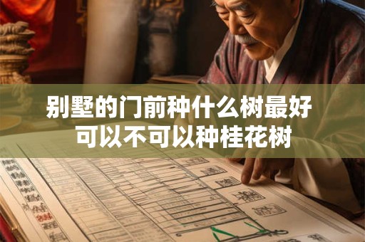 别墅的门前种什么树最好 可以不可以种桂花树