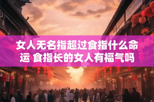 女人无名指超过食指什么命运 食指长的女人有福气吗