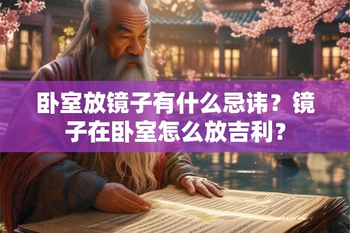 卧室放镜子有什么忌讳？镜子在卧室怎么放吉利？