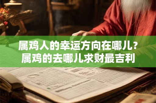 属鸡人的幸运方向在哪儿？属鸡的去哪儿求财最吉利
