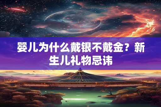 婴儿为什么戴银不戴金？新生儿礼物忌讳