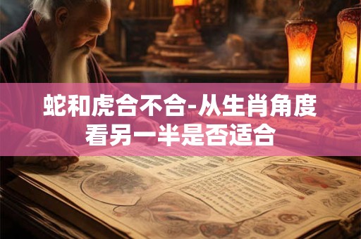 蛇和虎合不合-从生肖角度看另一半是否适合