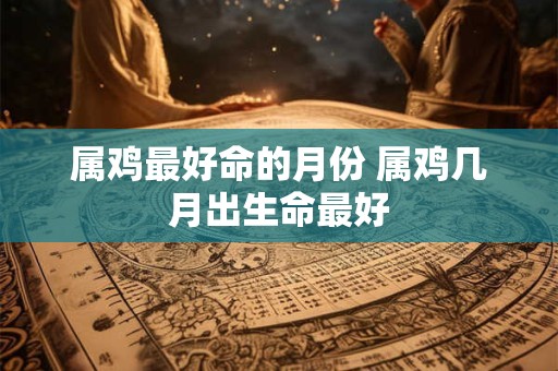 属鸡最好命的月份 属鸡几月出生命最好