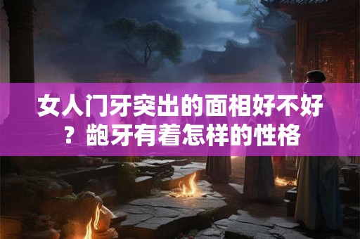 女人门牙突出的面相好不好？龅牙有着怎样的性格