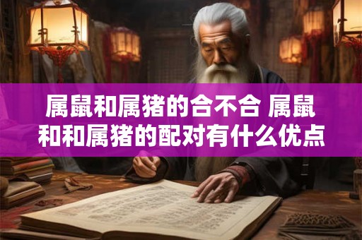 详细阅读:属鼠和属猪的合不合 属鼠和和属猪的配对有什么优点 属鼠和属猪的合不合 属鼠和和属猪的配对有什么优点
