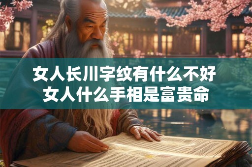 详细阅读:女人长川字纹有什么不好 女人什么手相是富贵命 女人长川字纹有什么不好 女人什么手相是富贵命