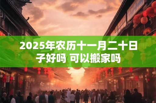 2025年农历十一月二十日子好吗 可以搬家吗