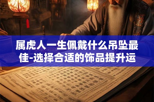 属虎人一生佩戴什么吊坠最佳-选择合适的饰品提升运势