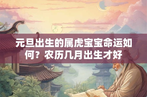 元旦出生的属虎宝宝命运如何？农历几月出生才好