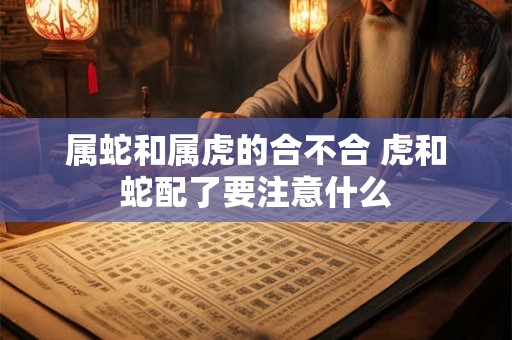 属蛇和属虎的合不合 虎和蛇配了要注意什么