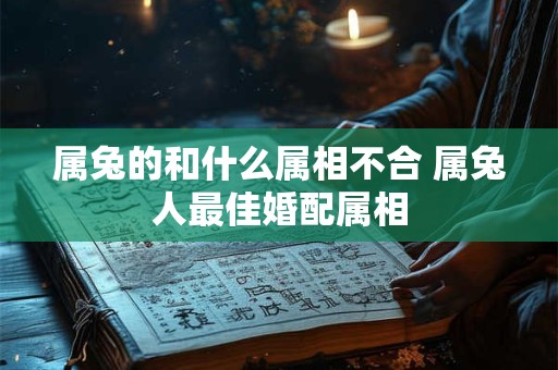 属兔的和什么属相不合 属兔人最佳婚配属相