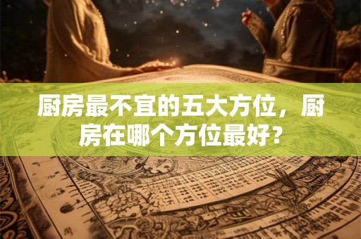 厨房最不宜的五大方位,厨房在哪个方位最好? 厨房最不宜的五大方位,厨房在哪个方位最好?
