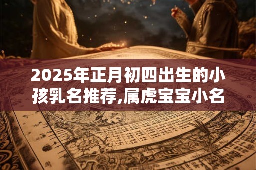 2025年正月初四出生的小孩乳名推荐,属虎宝宝小名