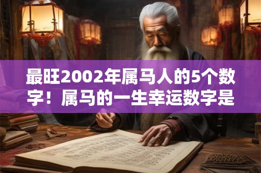 最旺2002年属马人的5个数字！属马的一生幸运数字是几