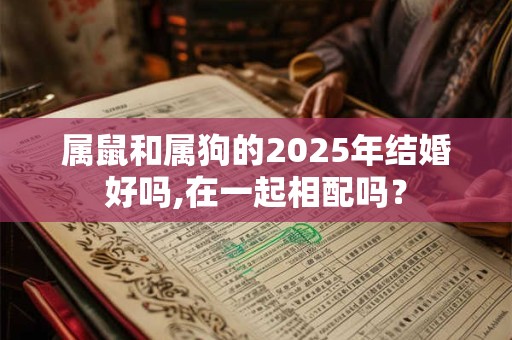 属鼠和属狗的2026年结婚好吗,在一起相配吗？