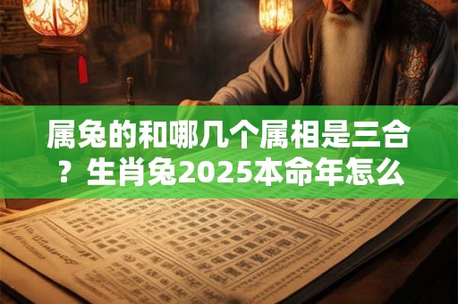 属兔的和哪几个属相是三合？生肖兔2025本命年怎么样？