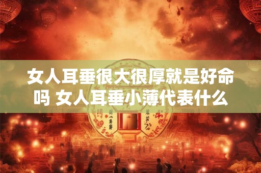 女人耳垂很大很厚就是好命吗 女人耳垂小薄代表什么