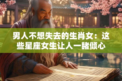 男人不想失去的生肖女：这些星座女生让人一睹倾心